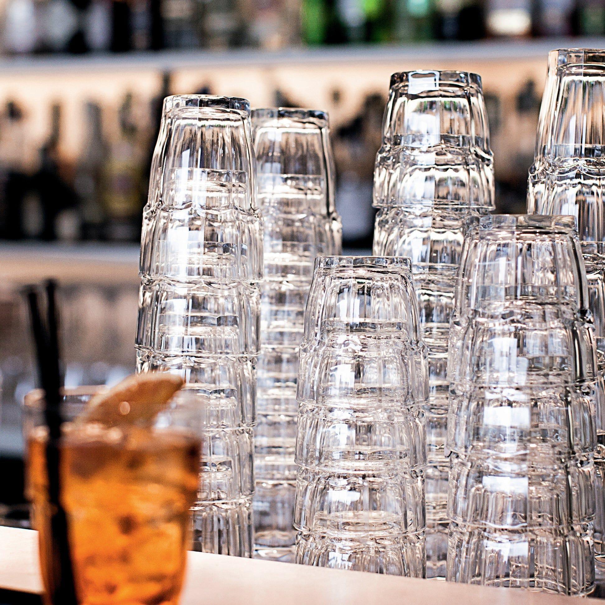 Bormioli Rocco Bormioli Rocco Rock Bar Stackable Rocks Glasses, Set of 6, 9 1/4oz.