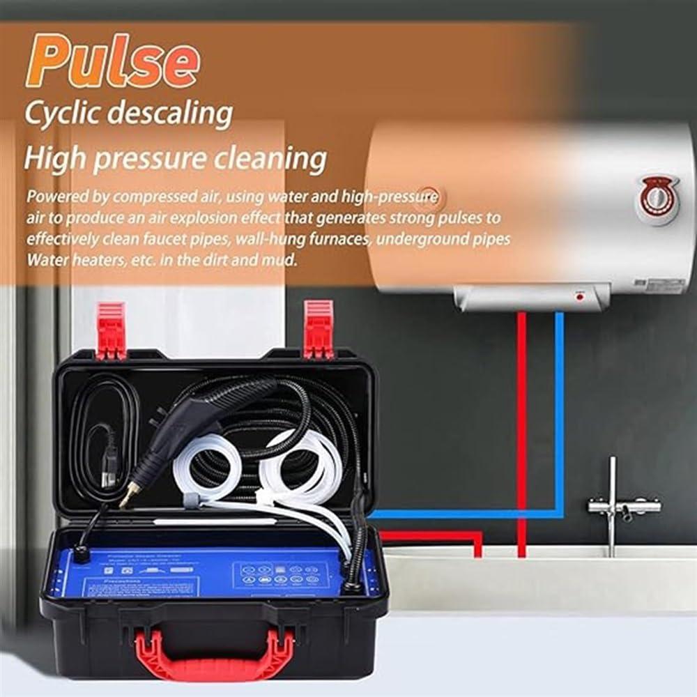 CHIPEL High Pressure Steam Cleaner for Grout and Tile, High Pressure Steam Cleaner,Steamer for Cleaning High Heat Steam Cleaning Machine(110v 1700W)