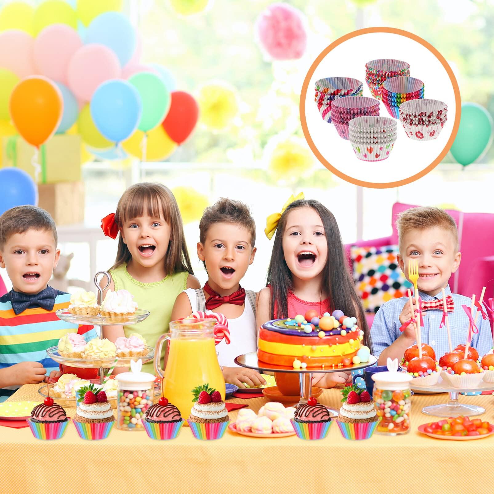 UPKOCH UPKOCH 600Pcs cake baking box cupcake paper liners baking muffin cup muffin cases baking cup holder muffin tin paper mini muffin liners mini cake baking cups cake cover Niang