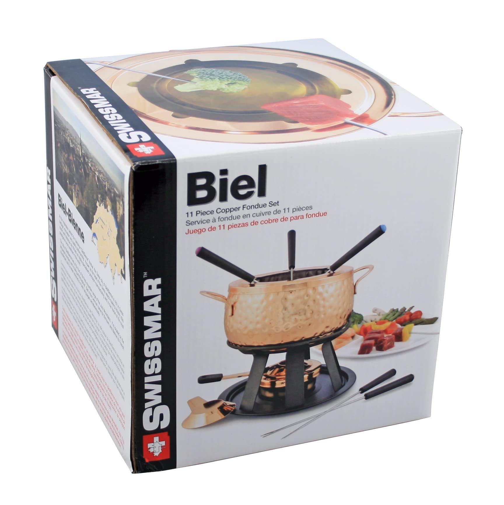 Swissmar Swissmar F66915 11-Piece Biel Meat Fondue Set, Copper