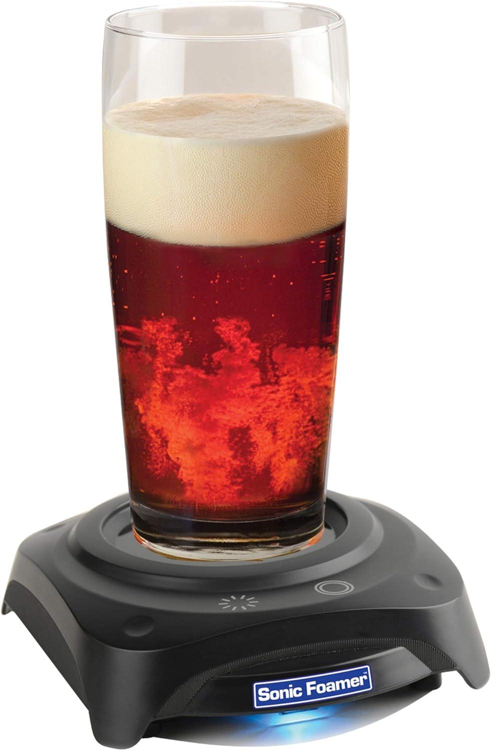 Sonic Foamer Beer Aerator - Sonic Foamer Uses Sound Waves To Create The Perfect Beer Head - Release The Full Aromatic Potential