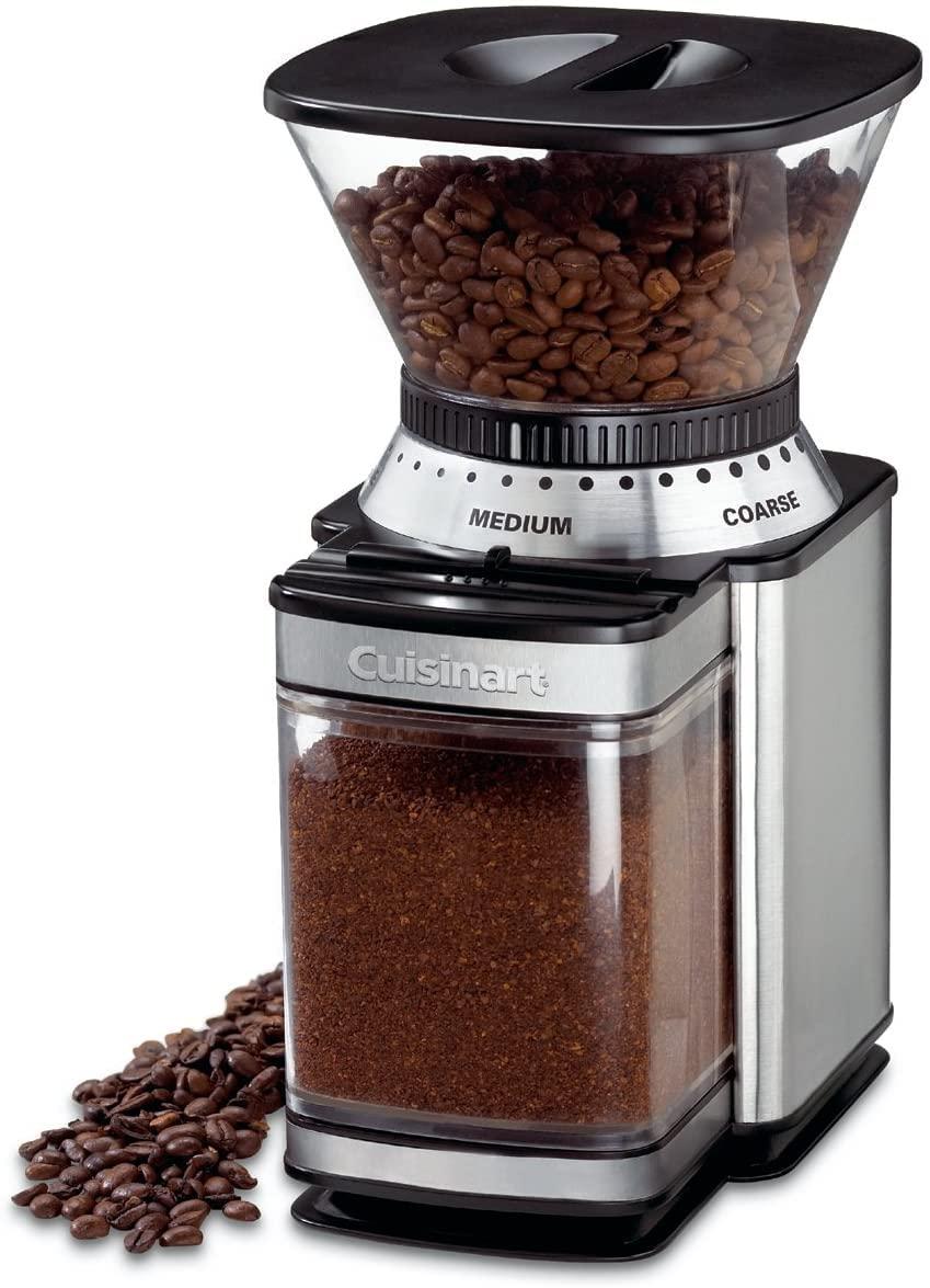Cuisinart CUISINART Coffee Grinder, Electric Burr One-Touch Automatic Grinder with18-Position Grind Selector, Stainless Steel, DBM-8P1