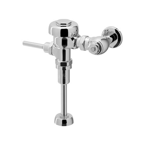 Sloan Sloan Regal 186 Exposed Manual Urinal Flushometer, 0.125 GPF Flush Valve - Single Flush, Non-Hold-Open Handle, Fixture Connection Top Spud, Polished Chrome Finish, 3982604