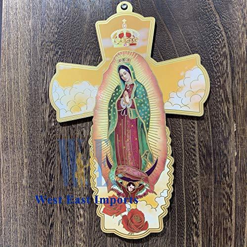 WE WE 12 Pcs Our Lady of Guadalupe Wall Cross - Baptism First communion Favor Memorial Religious Event
