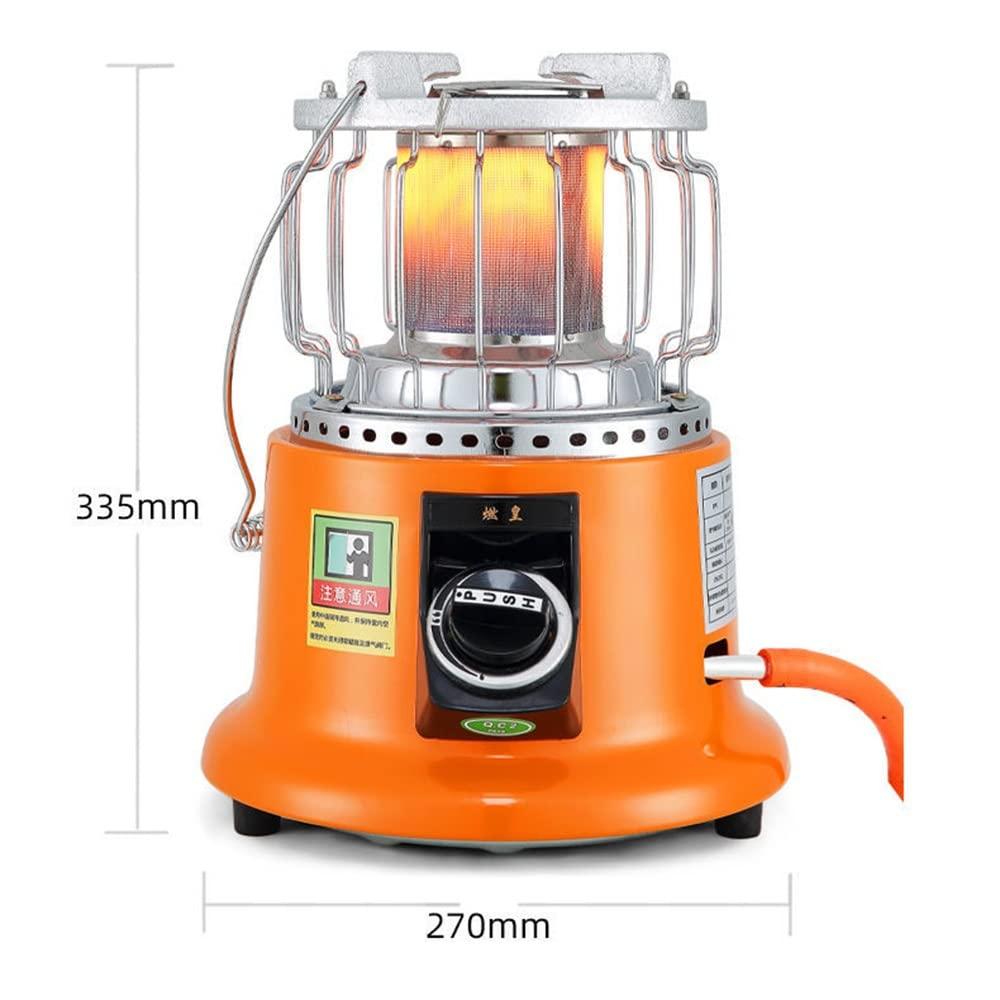 WEBUP WEBUP Indoor Gas Heater Portable Propane Heater Adjustable Heating Stove Ultra Quiet Radiant Heater Multifunction LP Gas Heater with Carrying Handle