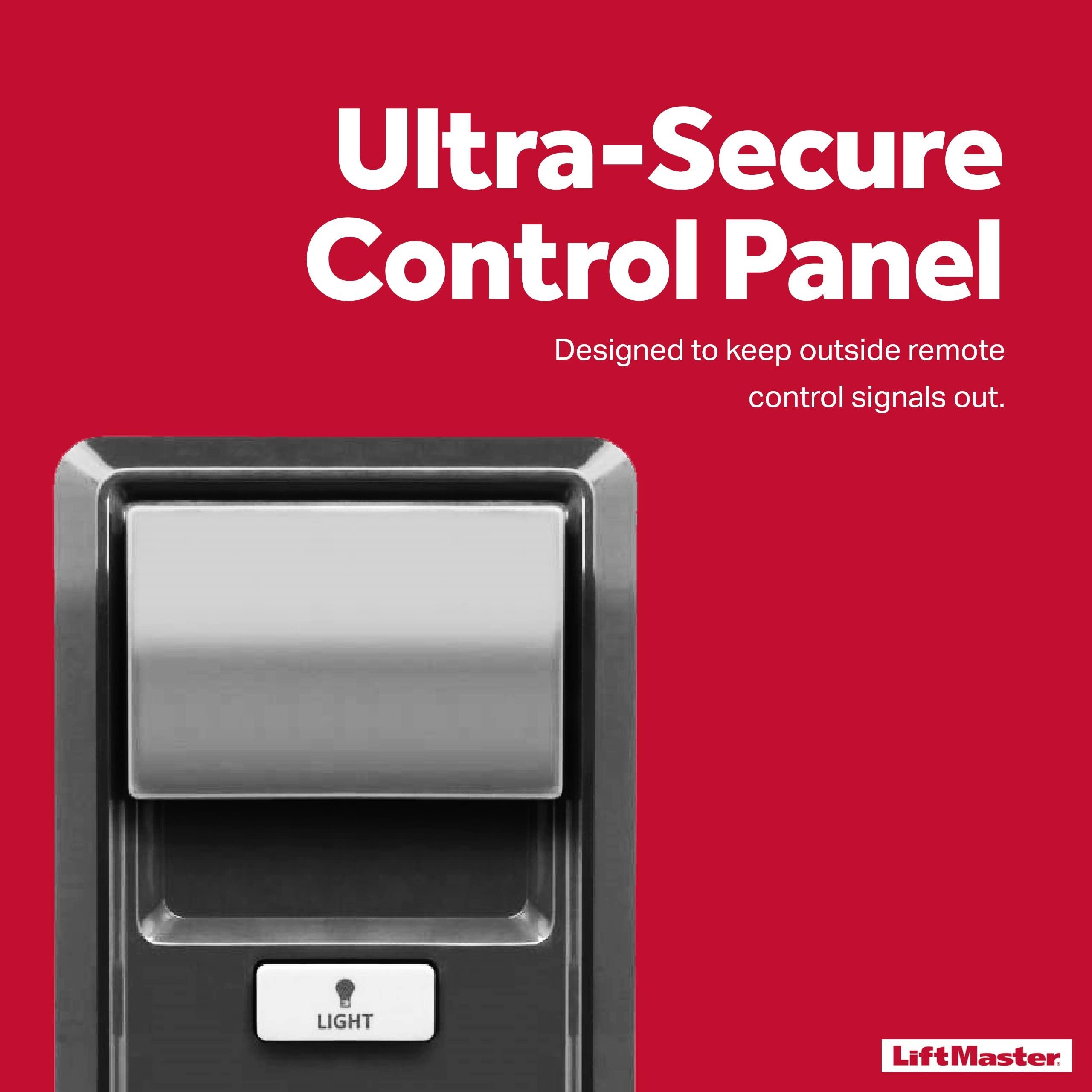 LiftMaster LiftMaster 882LMW - Only Works with Select LiftMaster Security+ 2.0 Garage Door Openers - WiFi Operated Garage Door Control Panel - Fast, Easy Programming - Home Security System