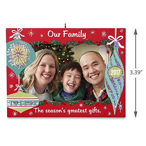 Hallmark Hallmark Keepsake 2017 Our Family Greatest Gifts Picture Frame Dated Christmas Ornament