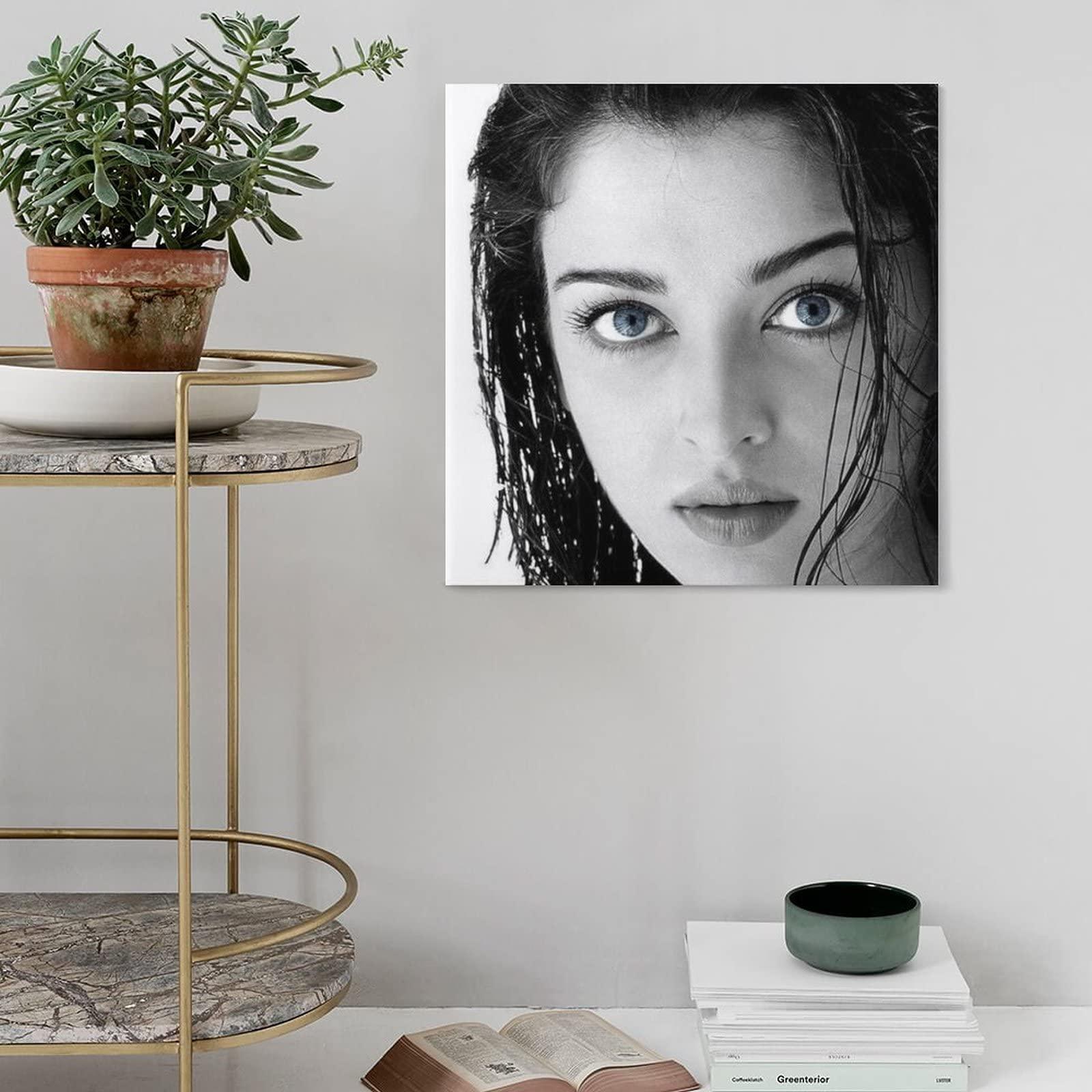 CAIXU Aishwarya Rai Bachchan Actor Model Poster (6) Canvas Art Poster And Wall Art Picture Print Modern Family Bedroom Decor Posters 28x28inch(70x70cm)