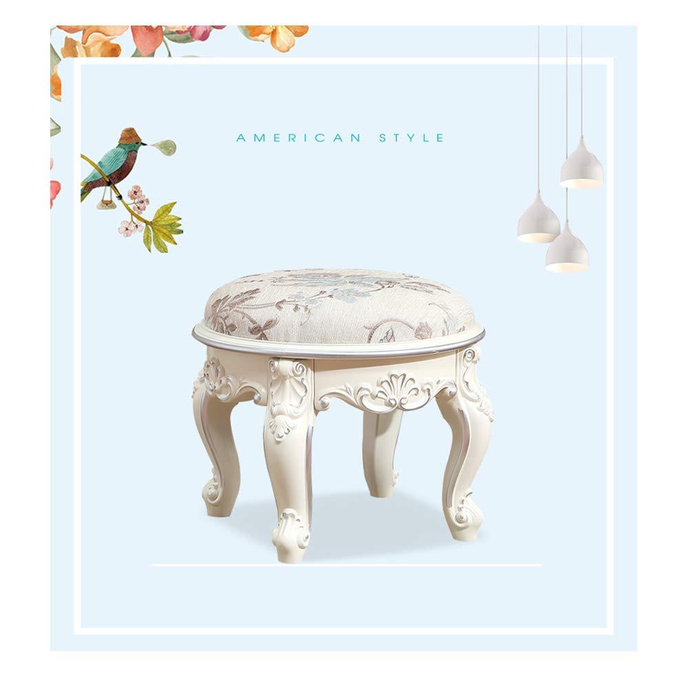 zyifan zyifan Vanity Benches Chair Vanity Stool Makeup Dressing Stool, Padded Bench with Plastic Steel Legs, 330lb Capacity, for Bedroom, Easy Assembly