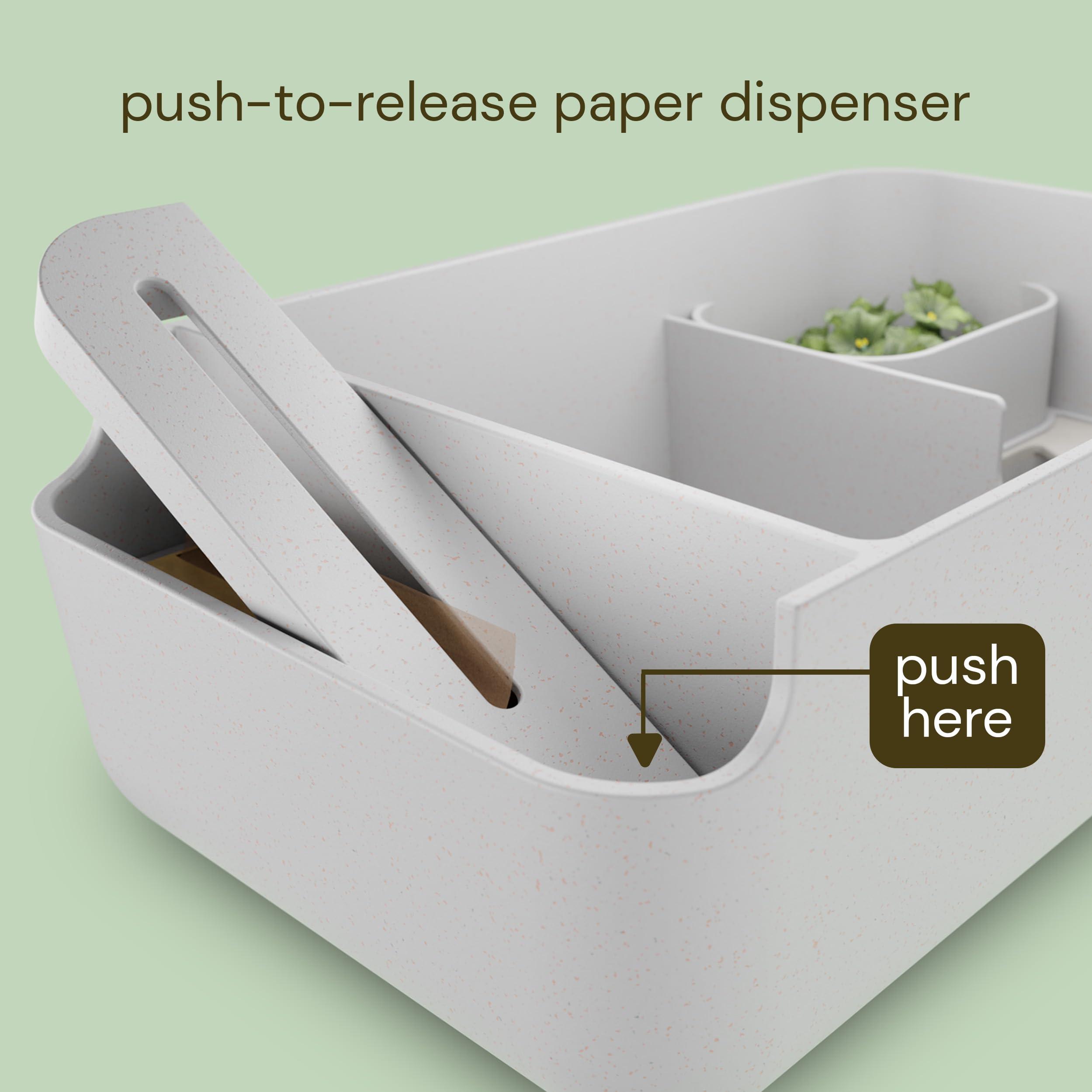 Cubbi Cubbi - Airtight Box with Tray - Silicone Seals - 100% Air-Tight Storage Box with Accessories White