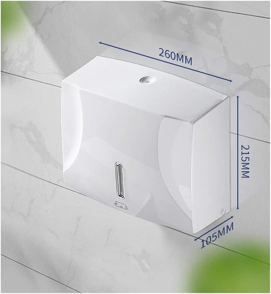 HYffUUOP HYffUUOP Tissue Dispenser Paper Towel Dispenser Wall-Mounted Free Punching Hand Towel Dispenser Commercial Papetowel Holders Waterproof Easy to Use