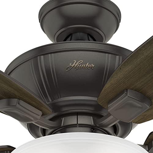 Hunter Hunter Kenbridge Indoor with LED Light with Pull Chain Control, 52\", Noble Bronze