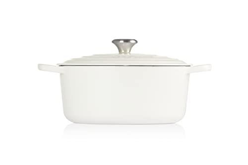 Le Creuset Le Creuset Enameled Cast Iron Signature Round Dutch Oven, 7.25 qt., White