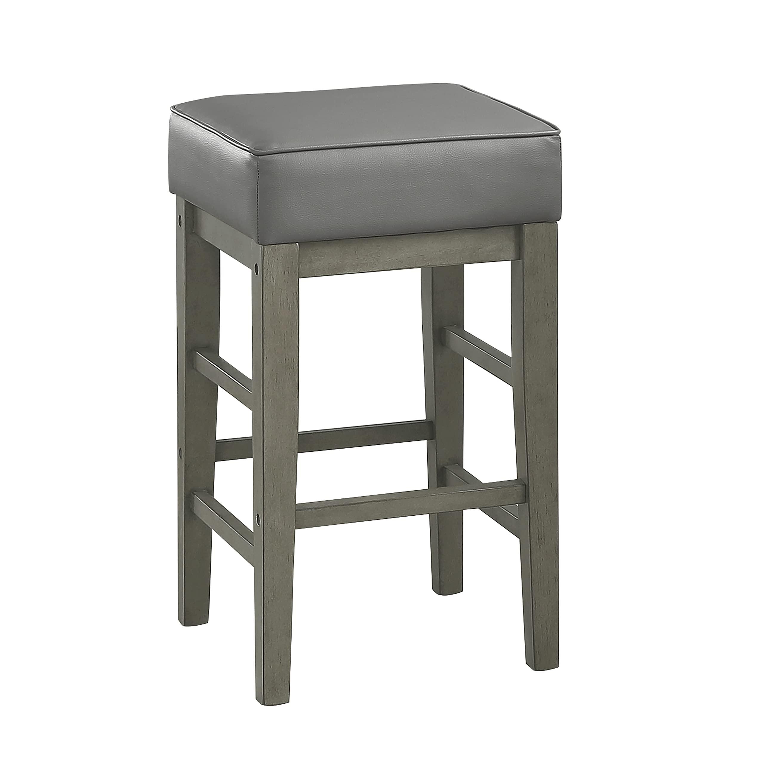Lexicon Lexicon Wrigley Counter Height Stool (Set of 2), 26\" SH, Gray