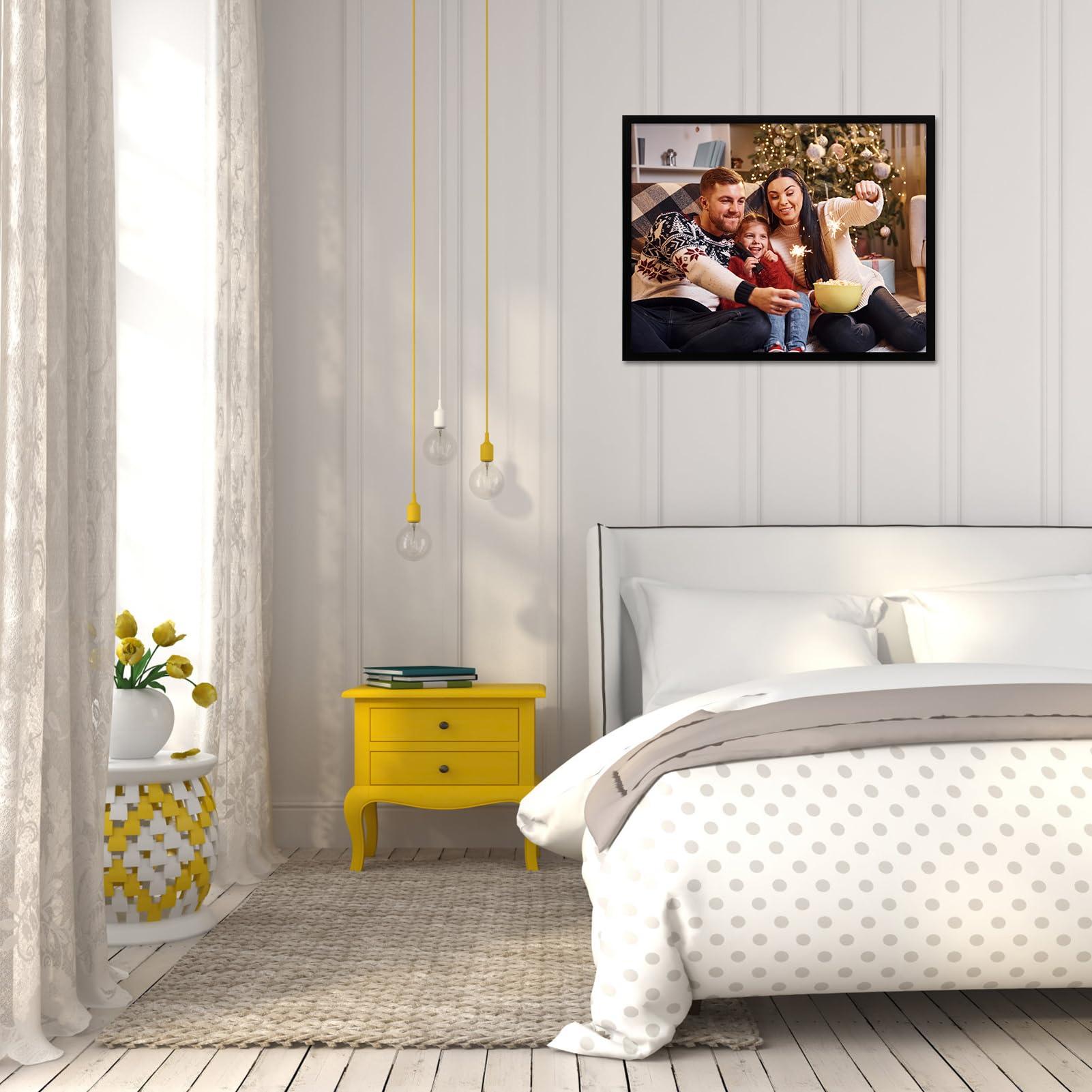 Lavezee Lavezee 14x18 Poster Frame Black Display 14 x 18 Inch Photo Picture Frame for Gallery Wall, 1 Pack