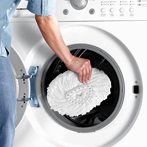 O-Cedar O-Cedar Easywring Microfiber Spin Mop & Bucket Floor Cleaning System with 1 Extra Refill,Red / Gray