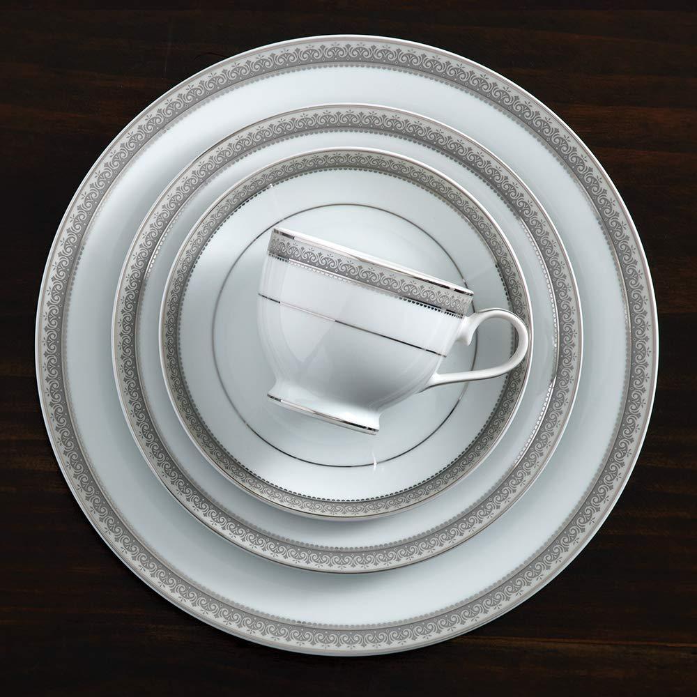 Mikasa Mikasa Platinum Crown 40-Piece Dinnerware Set, Service for 8