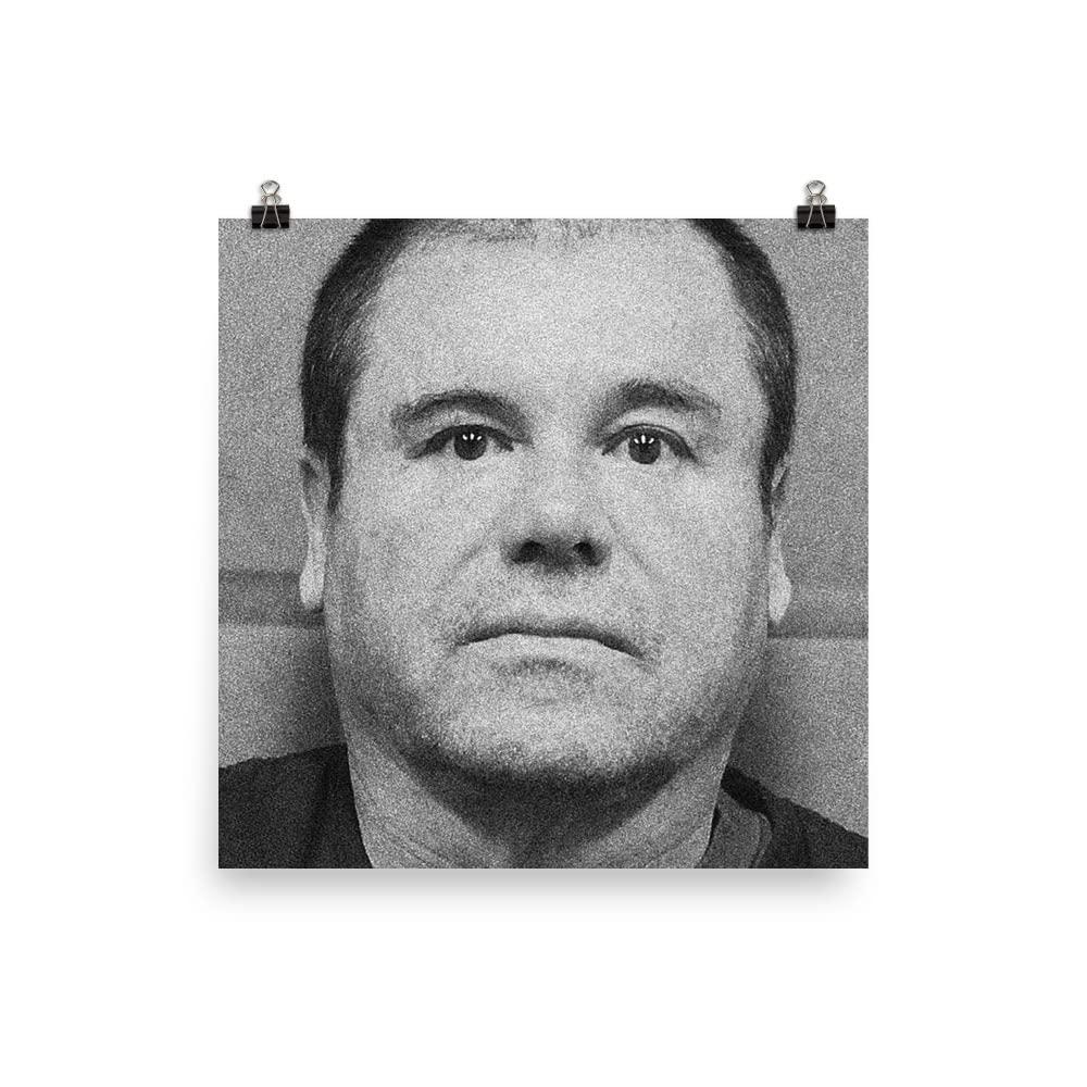 Tony Rubino El Chapo Guzman Mug Shot Mugshot Vertical Poster