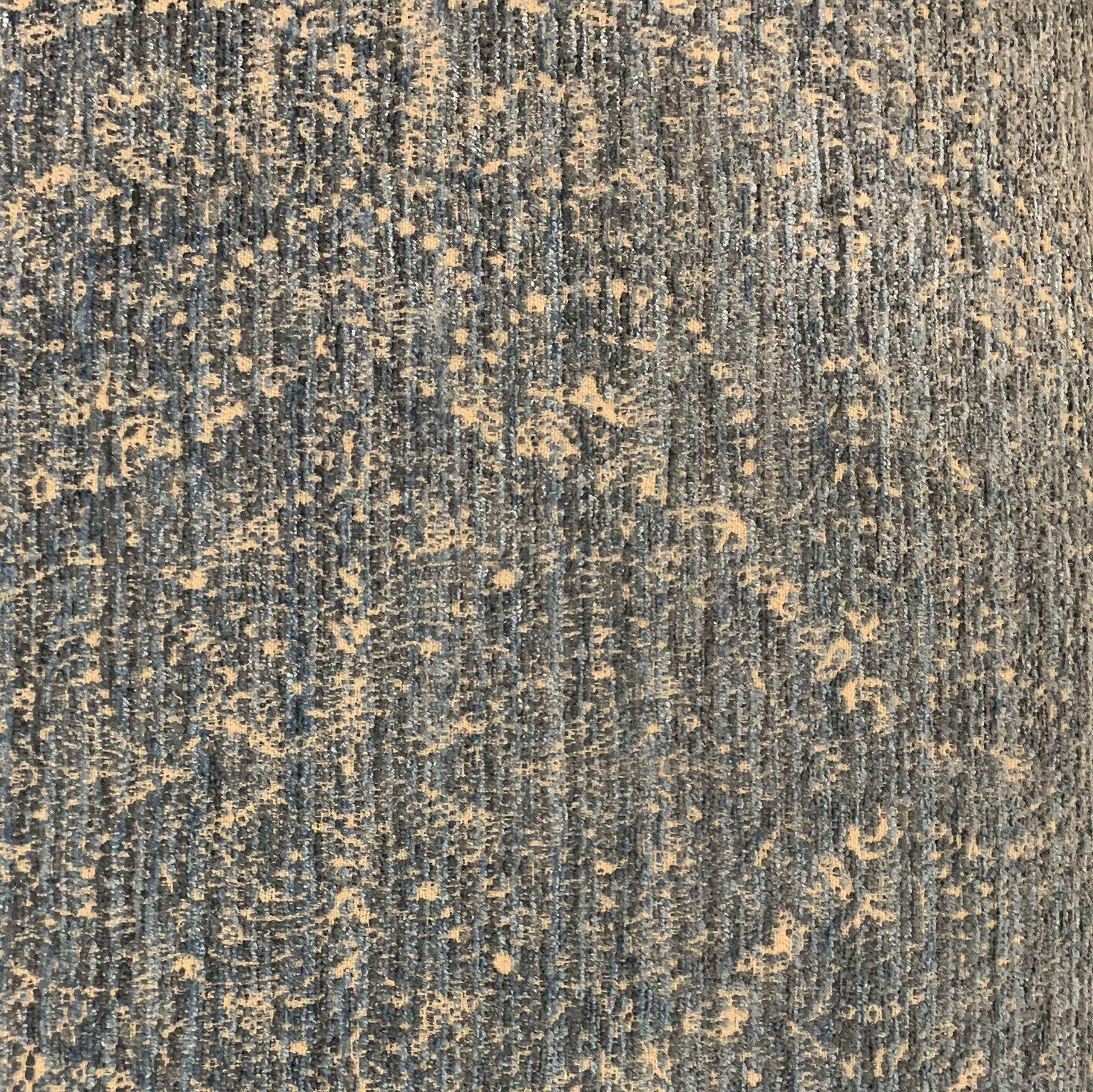 Plutus Brands Plutus Brands Blue Plutus Hidden Planet Medallion Luxury Throw Pillow 20 in x 36in, Double Sided 20\" x 36\" King