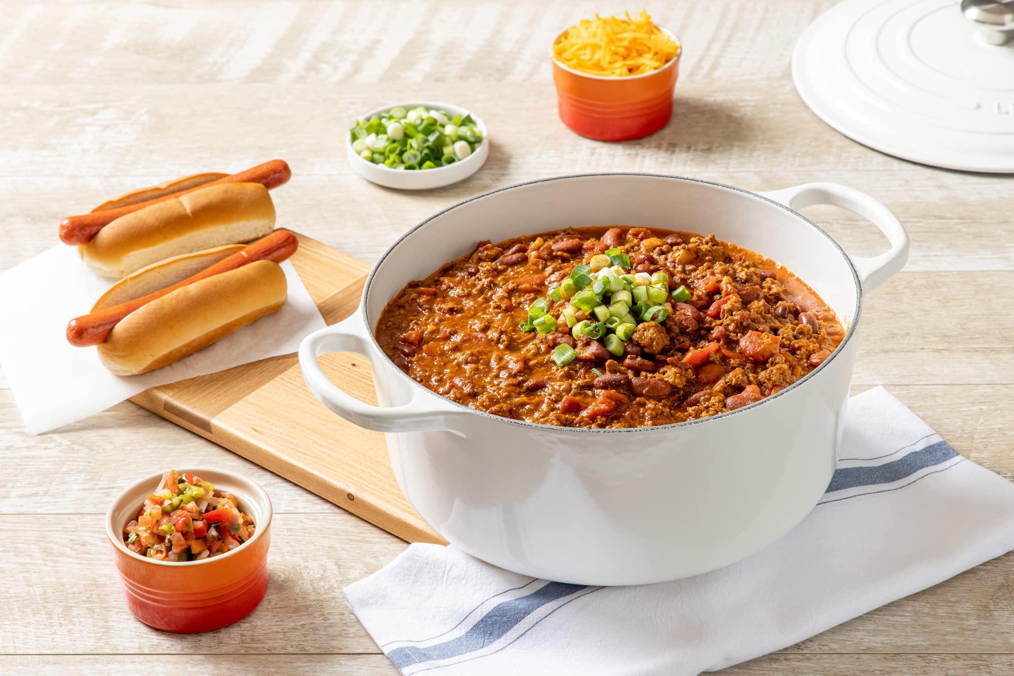 Le Creuset Le Creuset Enameled Cast Iron Signature Round Dutch Oven, 9 qt., White