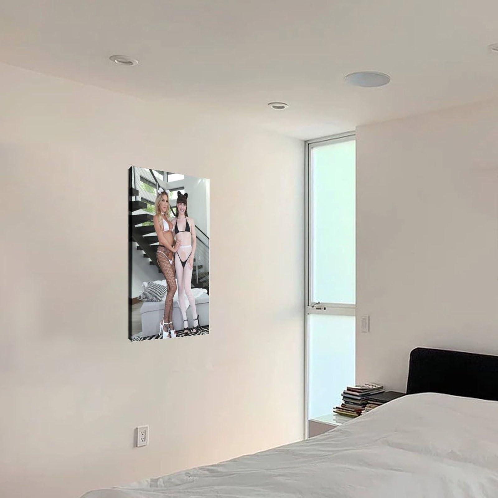 Generic Natalie Mars Most Beautiful Shemale Sexy Actor Art Poster 8 Canvas Print Wall Art Decoration Poster Living Room Office Bedroom Aesthetic Poster 16x24inch(40x60cm) Frame-style