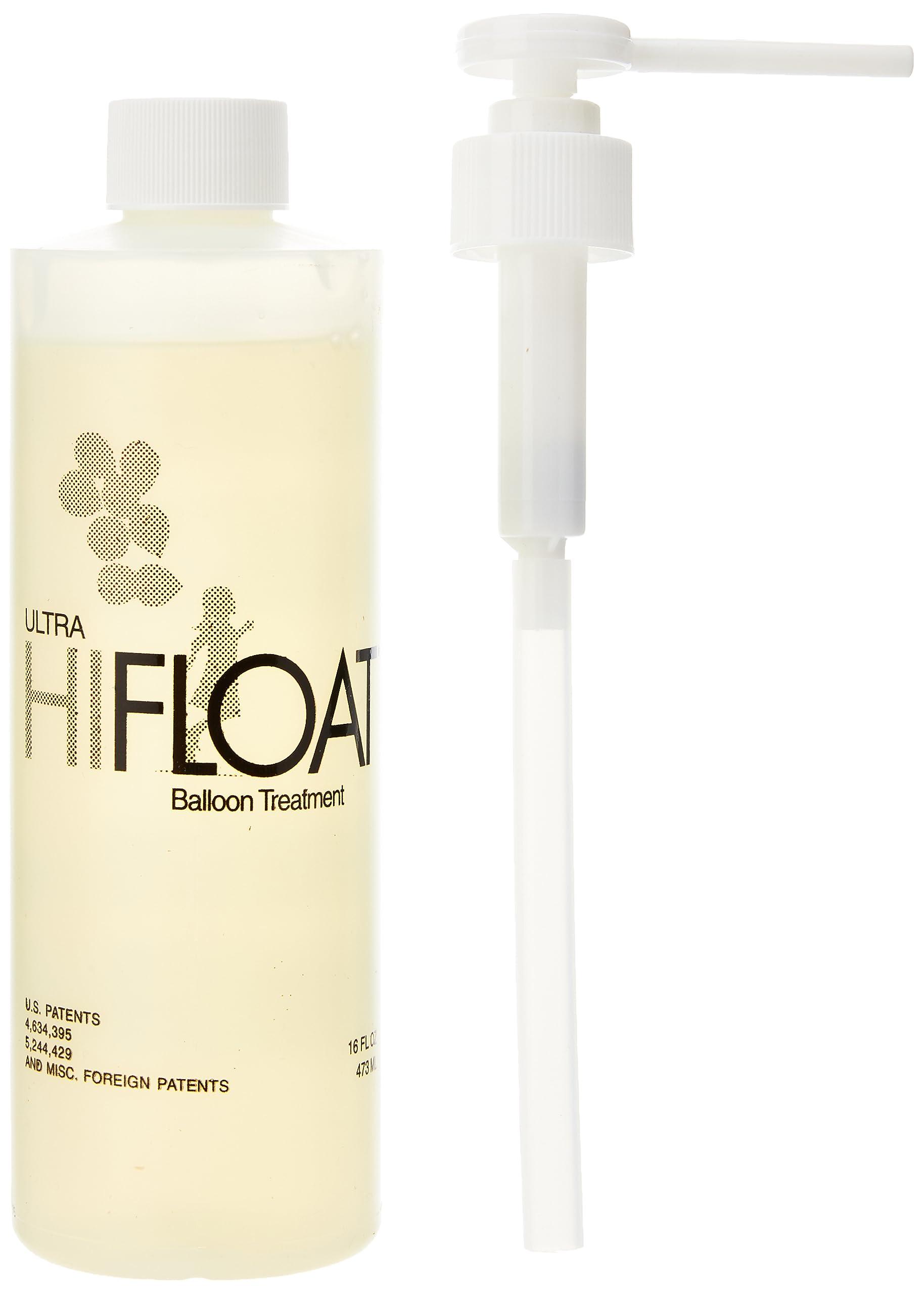 HI-FLOAT Hi-Float Company Ultra Hi-Float with Pump Balloon Treatment, 16 oz, Multicolor