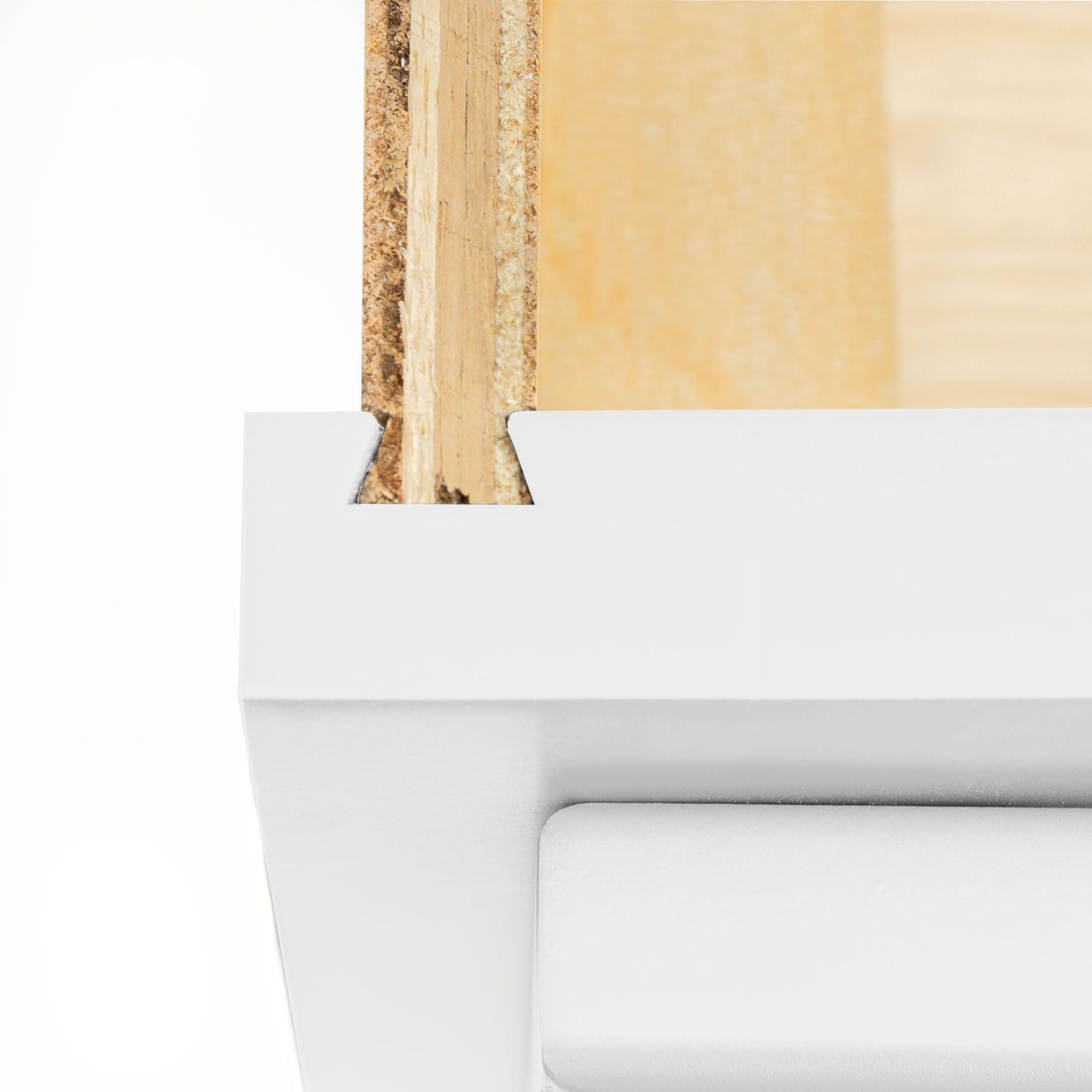 Quicklock Cabinets Quicklock RTA (Ready-to-Assemble) 30" Tall Wall Kitchen Cabinets - Shaker Style | 100% Hardwood | Made in America | Soft Close Hardware (Pure White, 12" D x 12" W x 30" H)