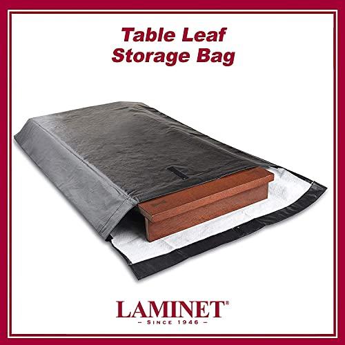 LAMINET LAMINET Premium Heavy Duty Table Leaf Storage Bag water , scratch resistant. Extra Thick waterproof exterior heavy duty flannel backing. Store Your Table Leaves safely. Holds Leaves up to 26" wide.
