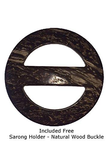 Thikka Design Thikka Design Kikoi Unisex Swimwear Cover-up (Nyasi Green, 100% Handmade, Imported from Kenya, African Kikoy)