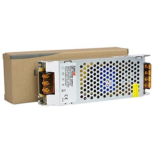 SANPU Switch Mode Power Supply 24 Volt DC 150 Watt 6 Amp AC-DC Lighting Transformer LED Driver for LEDs Indoor Lights (SANPU CL150-W1V24)