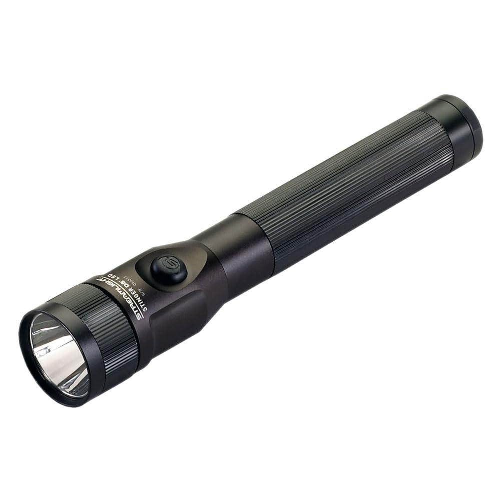 Streamlight Streamlight 75866 Stinger DS 425-Lumen Bright Rechargeable Dual Switch LED Flashlight with 120V AC/12V DC Smart Charger and 1 Smart Charge Holder, Black