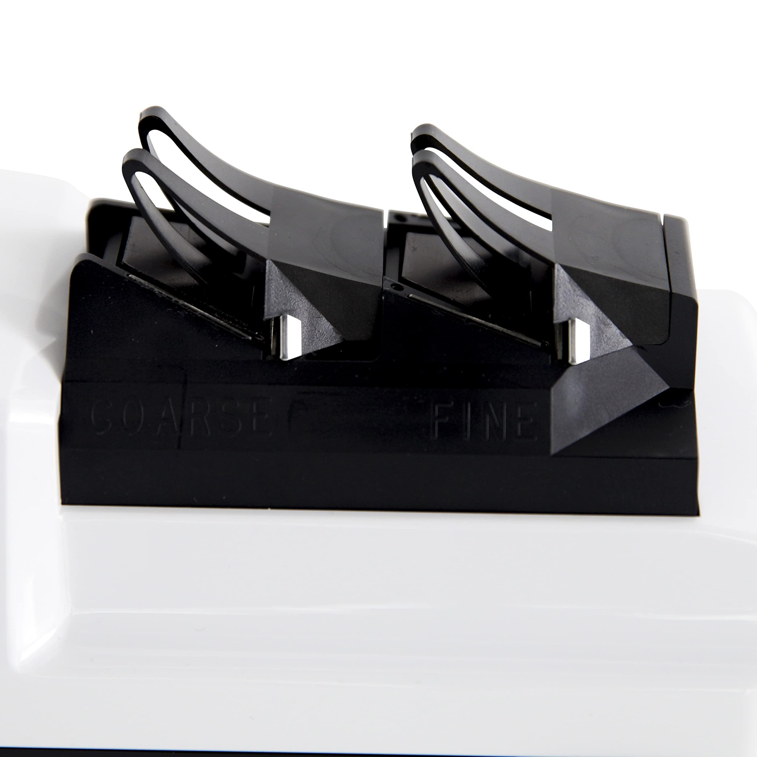 Chef’sChoice Chef's Choice Scissorpro Electric Professional with Diamond Hone Features Precise Angle Guides Sharpens a Variety of Household Scissors, 2-Stage, White