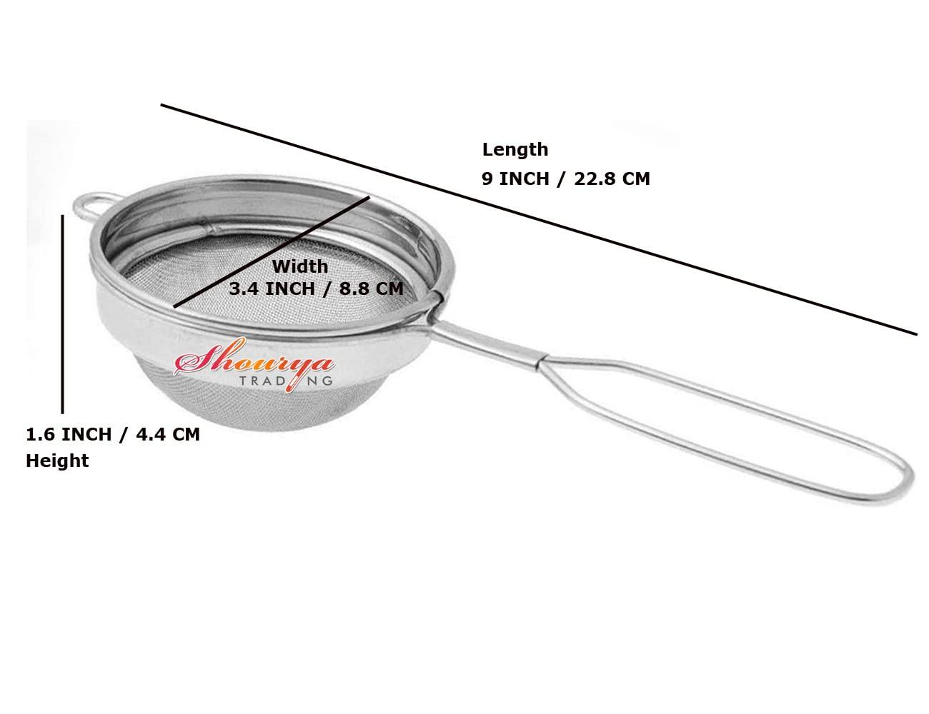 Shourya Trading Fine Mesh Stainless Steel Tea Strainer,Stainless Steel Tea Filter,Fine Mesh Strainer,Stainless steel tea filter straw,Tea Strainer,Tea Coffee Strainer,Tea Filter