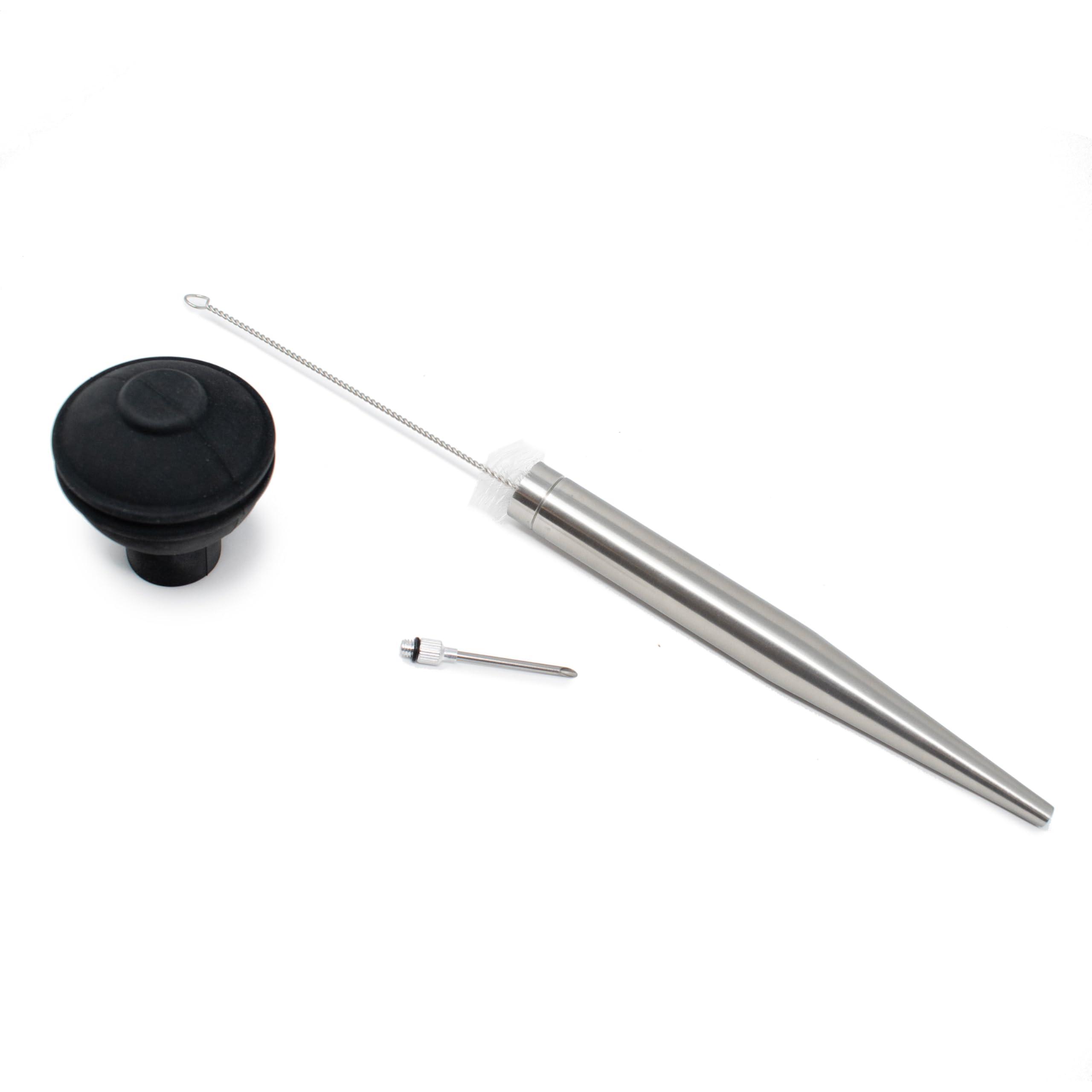 Norpro Norpro Deluxe Stainless Steel Baster with Injector and Cleaning Brush 11\" x 2\" x 2\"