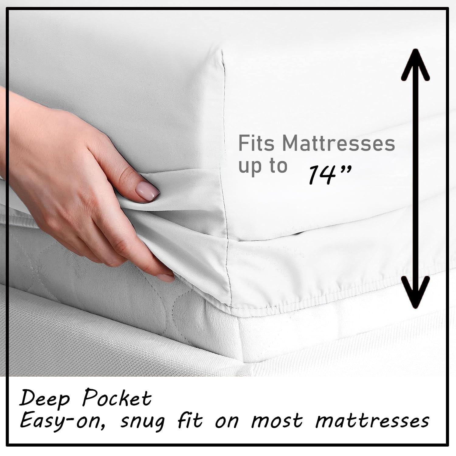 Generic Red Lips California King Size Kiss Sexy Bed Sheets - Patterned Bedding Set, Soft Microfiber Deep Pocket Fitted & Flat Sheets & 2 Pillow Cases