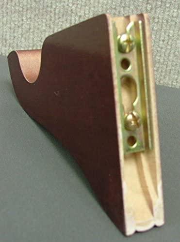Kirsch Kirsch Wood Trends Classics 3 1/2\" Return Center Bracket for 1 3/8\" pole, Mahogany (MPN# 5611EG083)