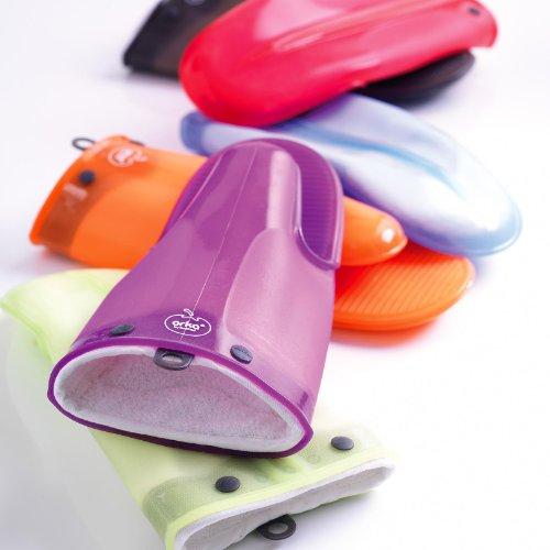 Mastrad OrkaPlus A82301 Silicone Oven Mitt with Cotton Lining, Black (charcoal)