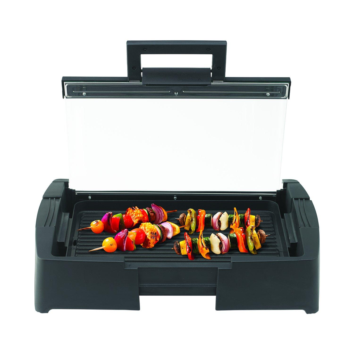 Nesco Nesco American Harvest GRG-1000 Electric Grill, 17\" x 14\", Black