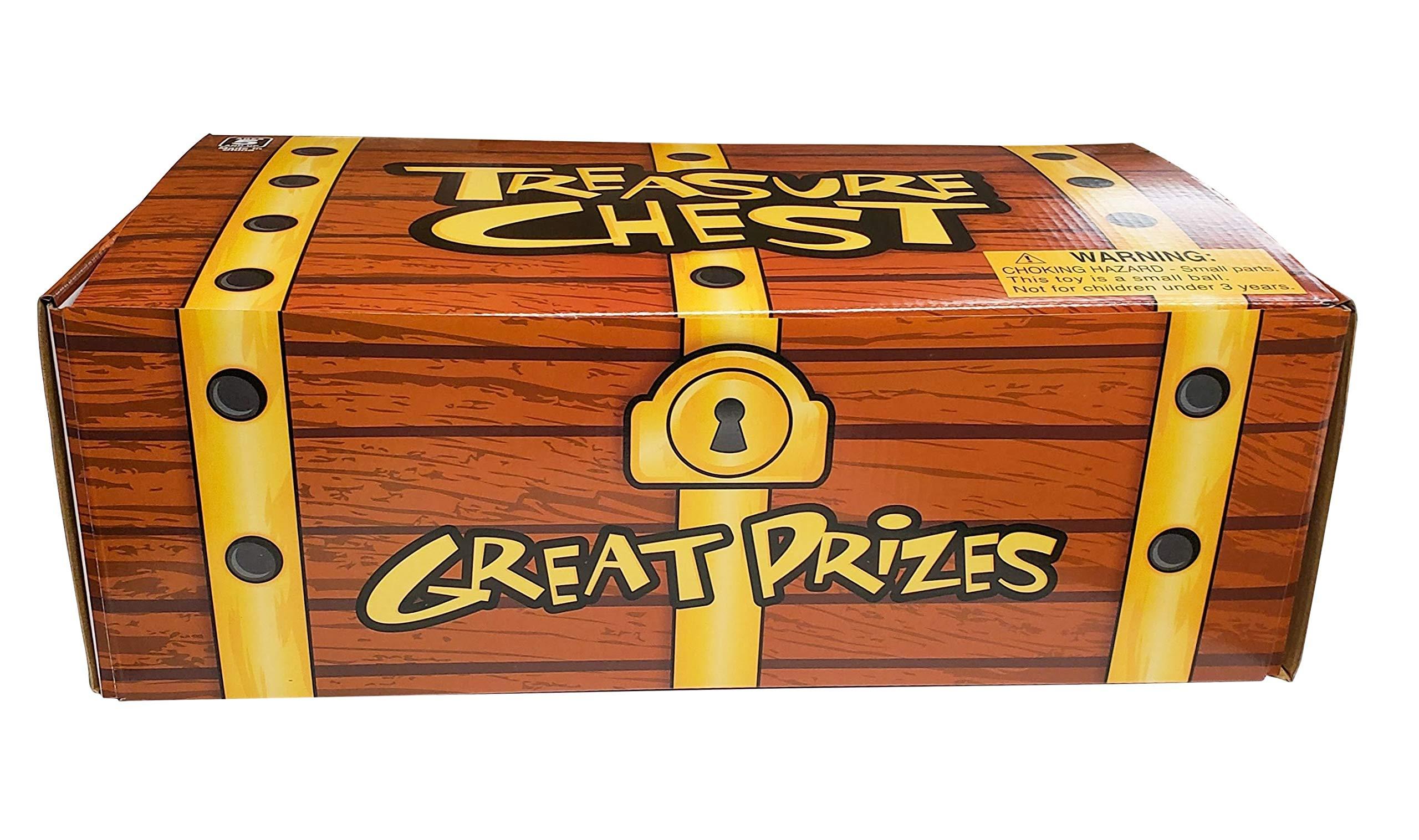 Zugar Land Zugar Land Huge Wood Looking Treasure Chest Box (16 inches x 9 inches) Cardboard. Brown and Gold. Easy to Assemble. Perfect Prop for your Pirate Themed Birthday Party!