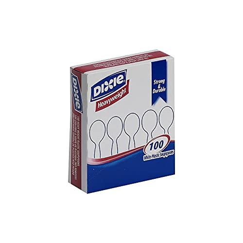 Dixie Dixie SH207CT Plastic Cutlery, Heavyweight Soup Spoons, White, 1000 per Carton