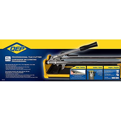 ROBERTS QEP Tile Cutter, 1/2 in Cap, 14 in, Yellow