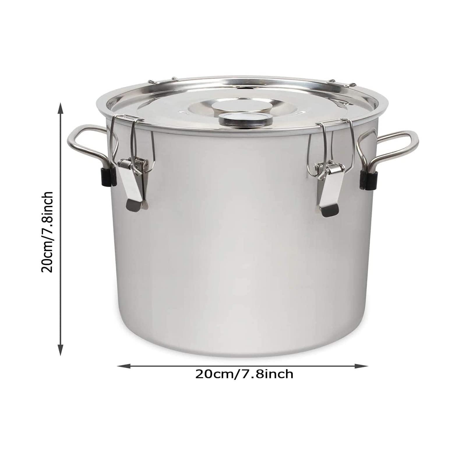 ANZAGA ANZAGA Distilling Kit w/Build-in Thermometer, Home Brewing,6 l/1.5 gal