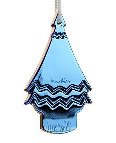 Baccarat Baccarat Crystal Blue 2016 Christmas Ornament