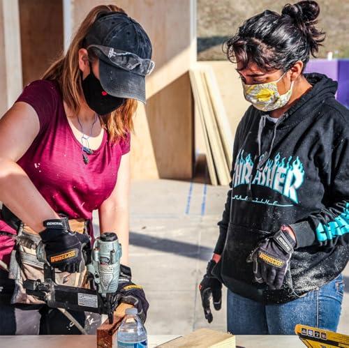 Ironclad Ironclad General Utility Work Gloves GUG, All-Purpose, Performance Fit, Durable, Machine Washable, Sized X-Large, (1 Pair) Black