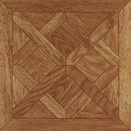 Achim Home Furnishings Nexus Self Adhesive 12-Inch Vinyl Floor Tiles, 20 Tiles - 12" x 12", Classic Paquet Oak Slate Pattern - Peel & Stick, DIY Flooring for Kitchen, Dining Room, Bedrooms & Bathrooms by Achim Home Decor