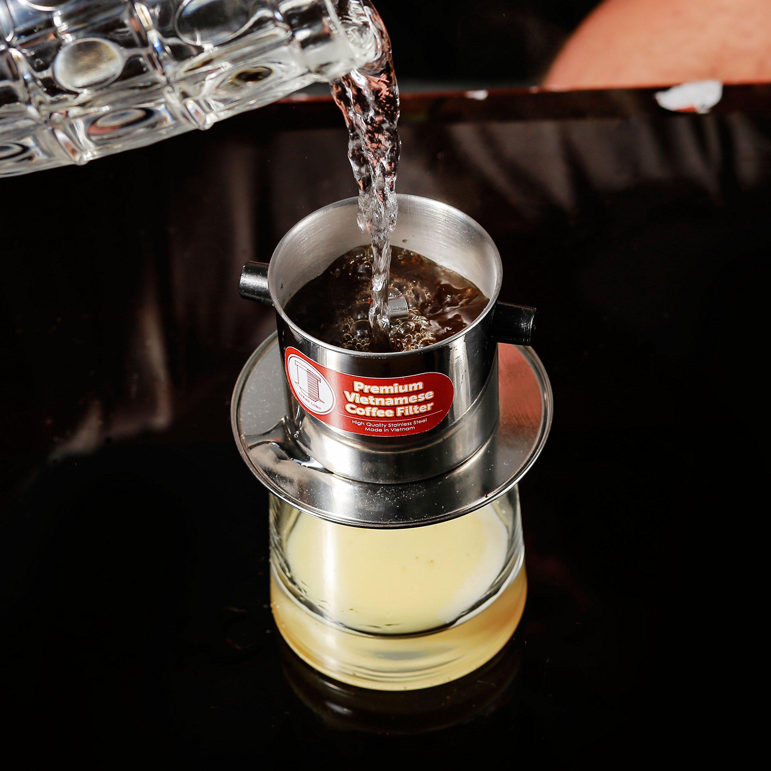 Thang Long Thang Long Vietnamese Coffee Filter, X-Small 4 Ounce, Perfect for Espresso, Paperless