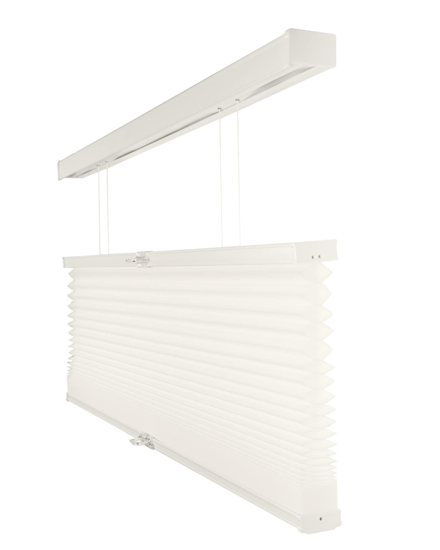 CHICOLOGY CHICOLOGY Cellular Shades, Top Down Bottom Up Shades, Blinds for Windows, Window Shades for Home, Door Blinds, Window Coverings, Cellular Blinds,Neutral White - Light Filtering, 35.75" W x 48" H