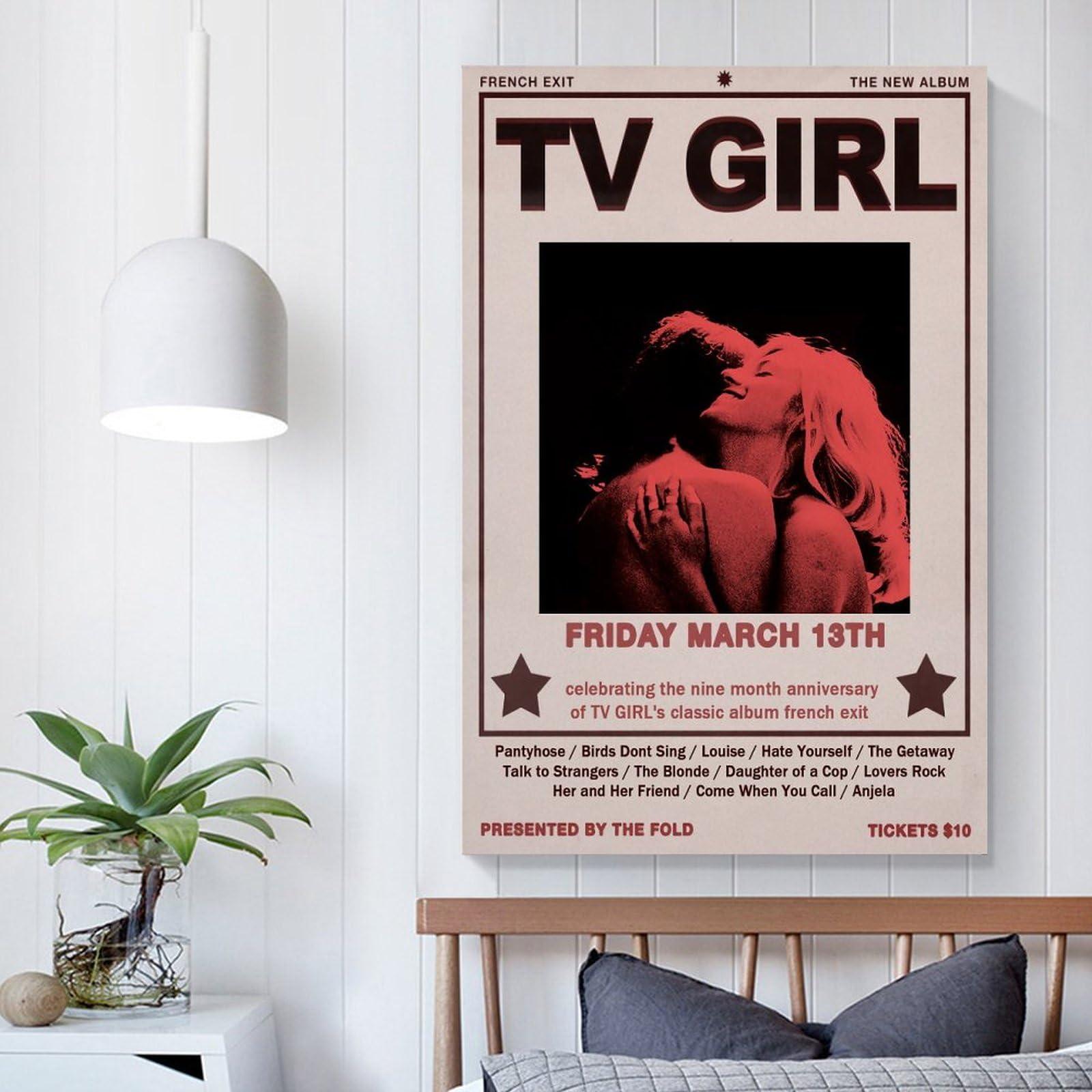 QMena QMena Tv Girl Vintage Poster Music Posters Retro Posters High Definition Printed Posters And Canvas Printed Wall Art Posters Are Used for Room Decor 12x18inch(30x45cm) Unframe-style