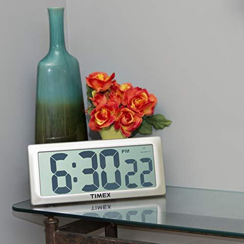 AcuRite Timex 75071TA2 13.5" Large Digital Clock with 4" Digits and Intelli-Time Technology