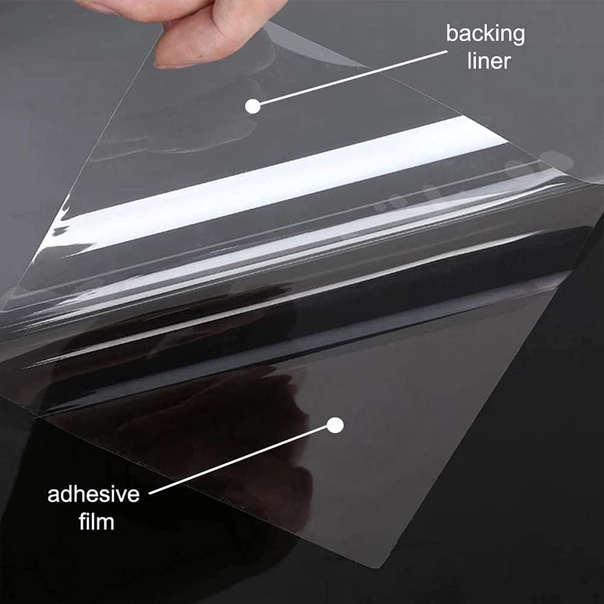 ECYC ECYC 4 Mil Clear Safety Window Film, 19.69x39.37 inch Shatterproof Window Film Glass Window Protective Film Anti Shatter Film Glass Door Explosion Proof Security Film for Home Office